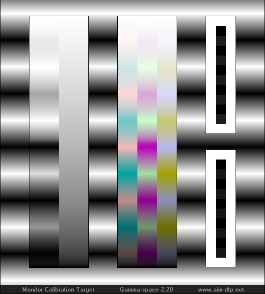 lcd monitor gamma test